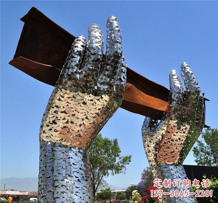 沧州不锈钢拱门雕塑精美绝伦