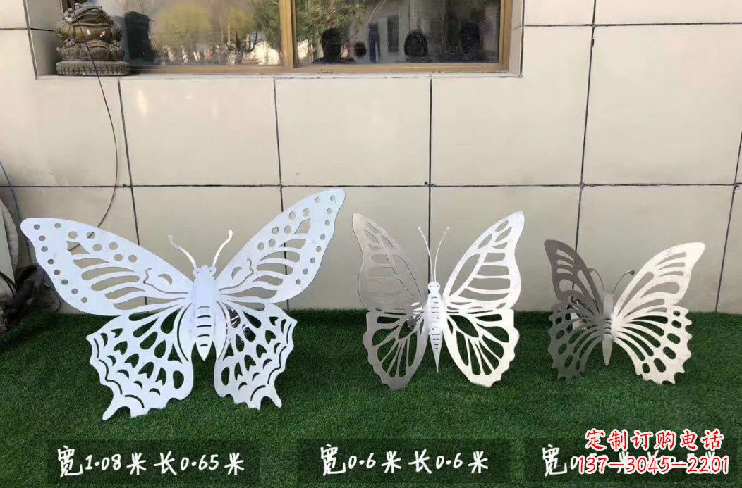 沧州不锈钢镂空蝴蝶公园雕塑——精美绝伦