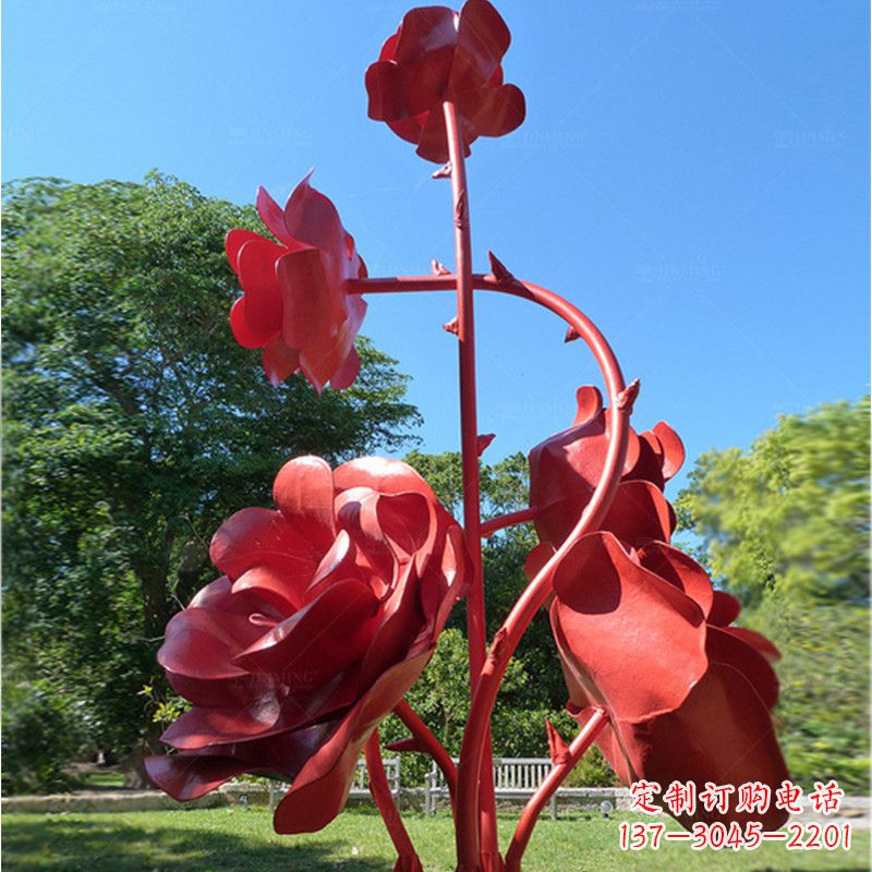 沧州玫瑰雕塑艺术的精美表达