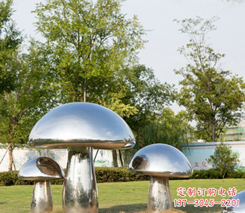 沧州不锈钢蘑菇雕塑