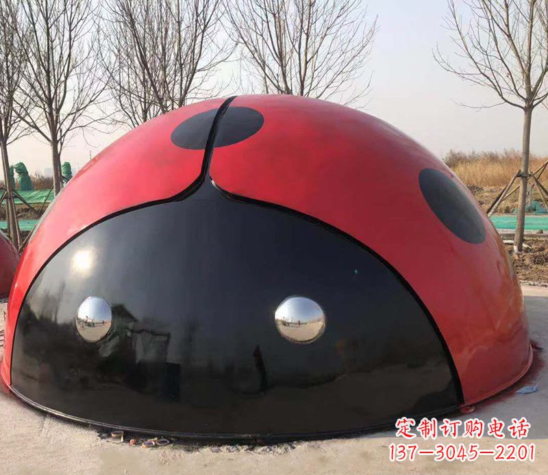 沧州不锈钢瓢虫雕塑精致的艺术之美