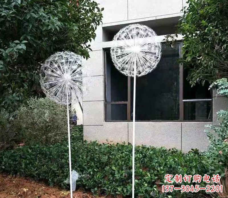 沧州不锈钢蒲公英雕塑绚丽多彩