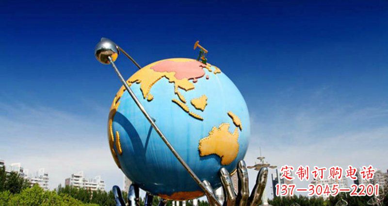 沧州不锈钢地球雕塑一个充满环保意义的艺术品