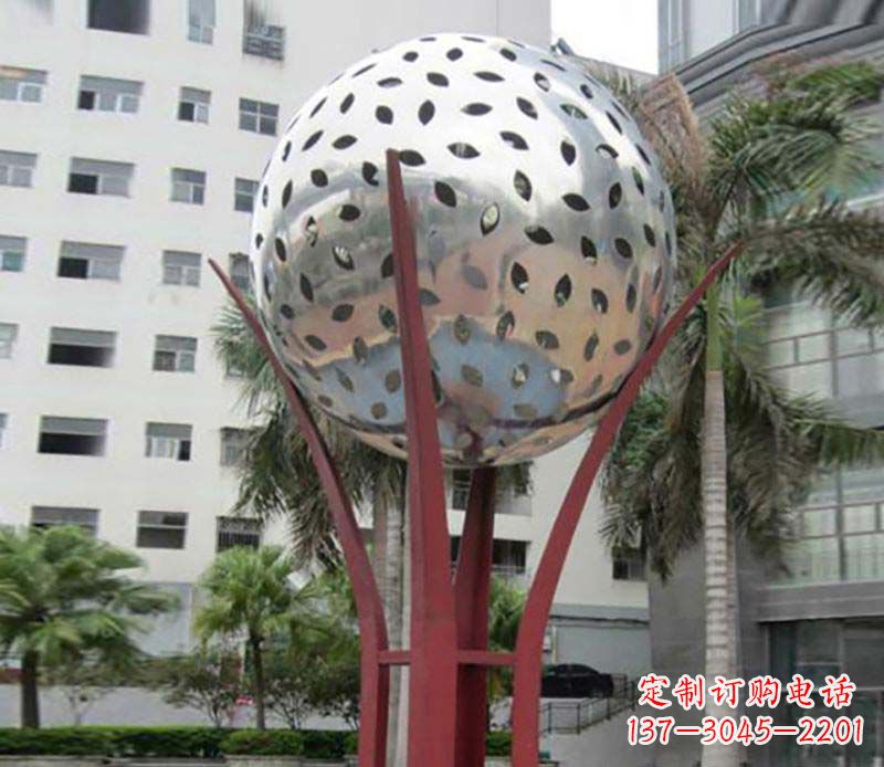 沧州镂空树叶雕塑——给校园景观增添灵动之美
