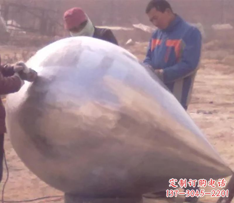 沧州不锈钢水滴雕塑精致美丽的艺术品