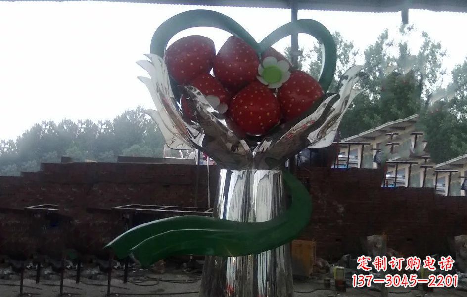 沧州不锈钢水果雕塑精美绝伦