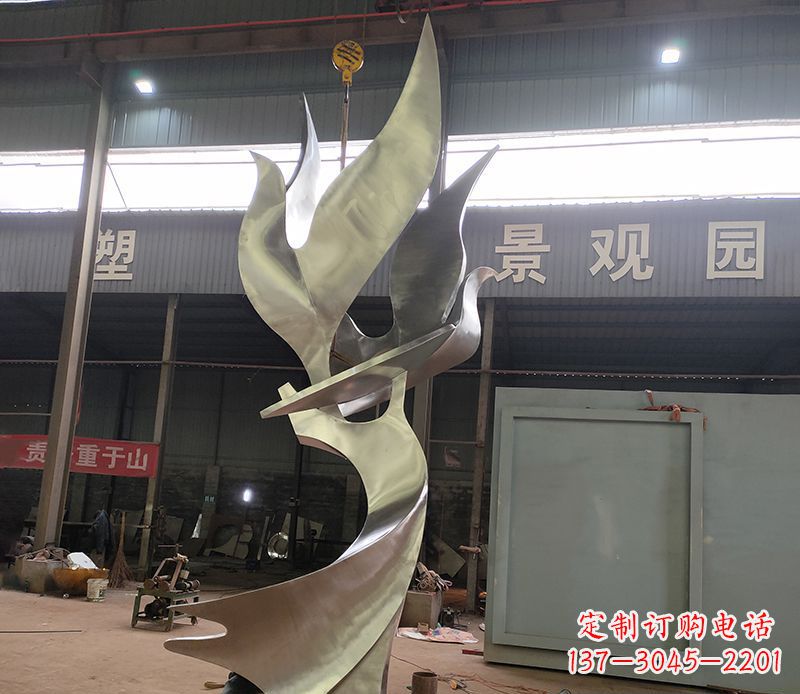 沧州不锈钢天鹅雕塑传承自然之美