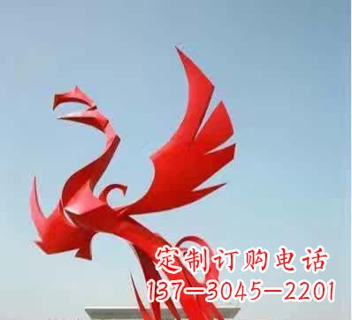 沧州不锈钢铁艺凤凰雕塑美丽的象征