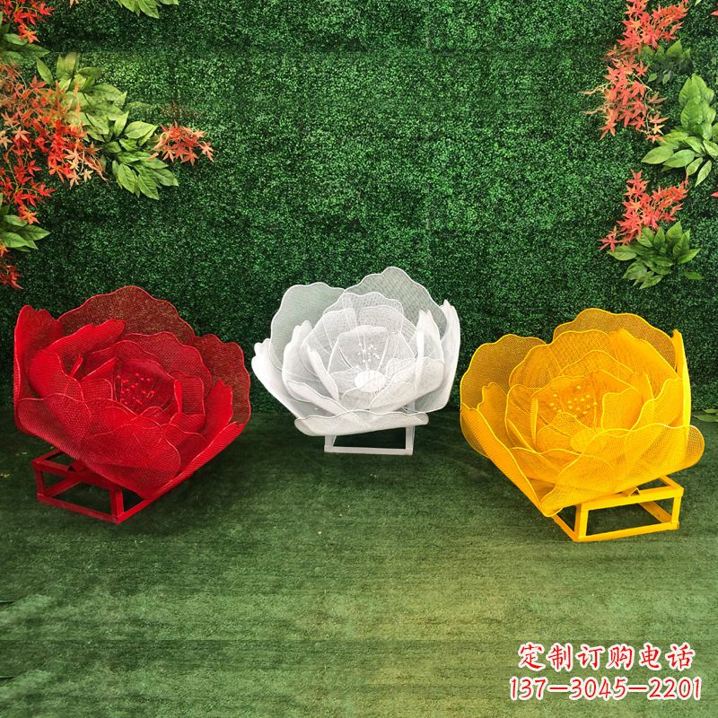 沧州不锈钢玫瑰雕塑精致的艺术品