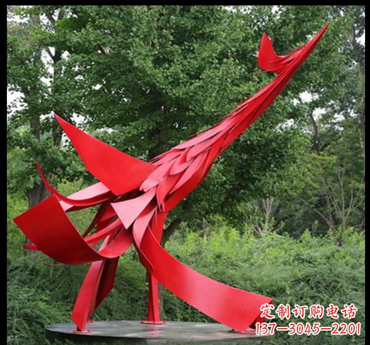 沧州不锈钢凤凰雕塑——美丽而神秘的象征