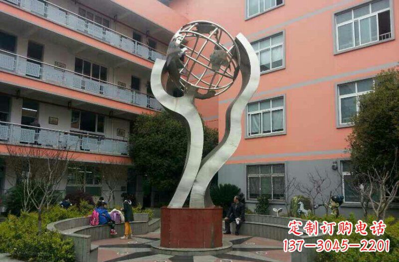 沧州不锈钢地球雕塑传承世界文化