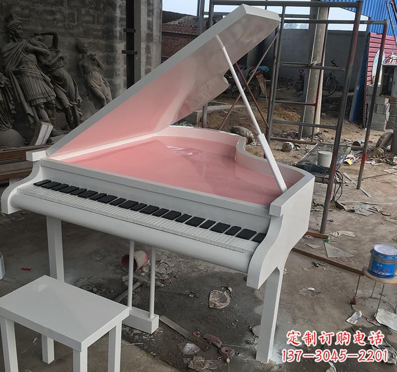 沧州不锈钢校园钢琴雕塑发出音乐的艺术