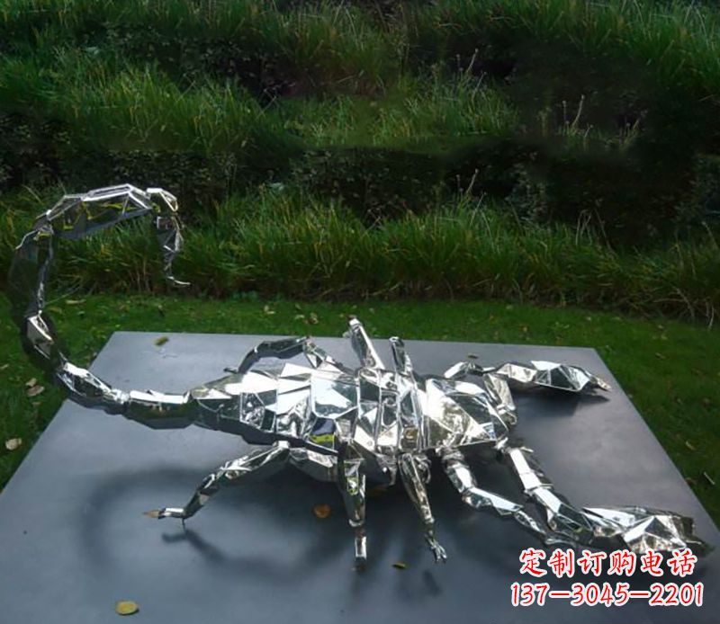 沧州不锈钢蝎子雕塑精致且充满魅力