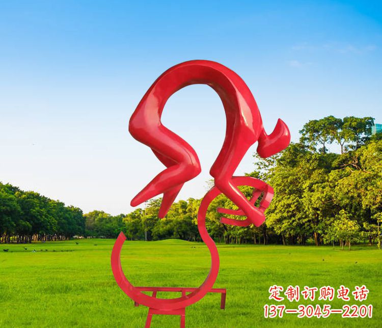 沧州不锈钢自行车雕塑精致美观的园林装置
