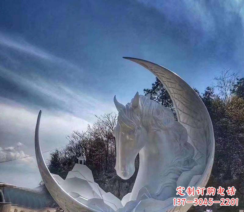 沧州不锈钢月亮雕塑一种独特的艺术品