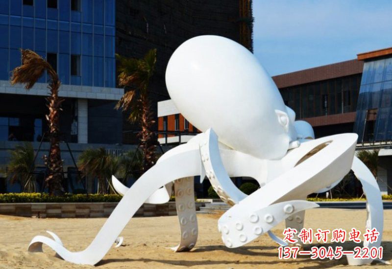沧州精美的不锈钢章鱼雕塑