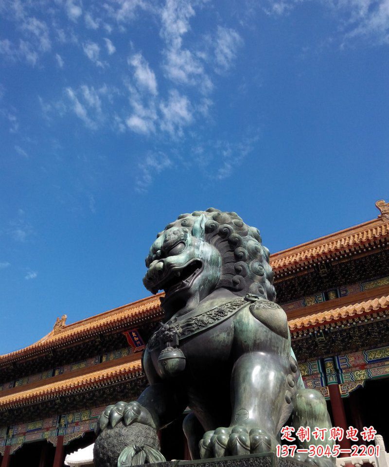 沧州铜狮子雕塑——永恒的象征