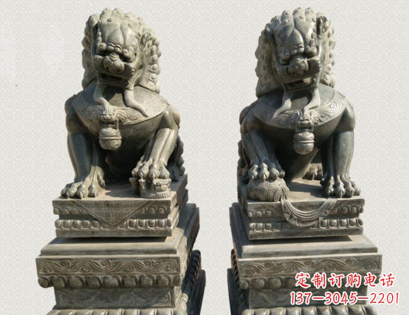 沧州狮子雕塑象征王者风范