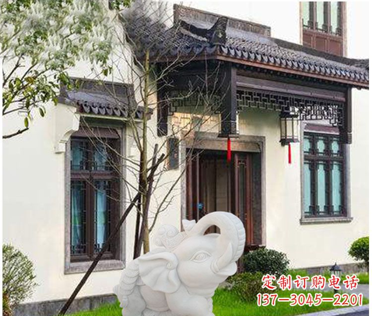 沧州小象招财石雕——引领幸福的钥匙