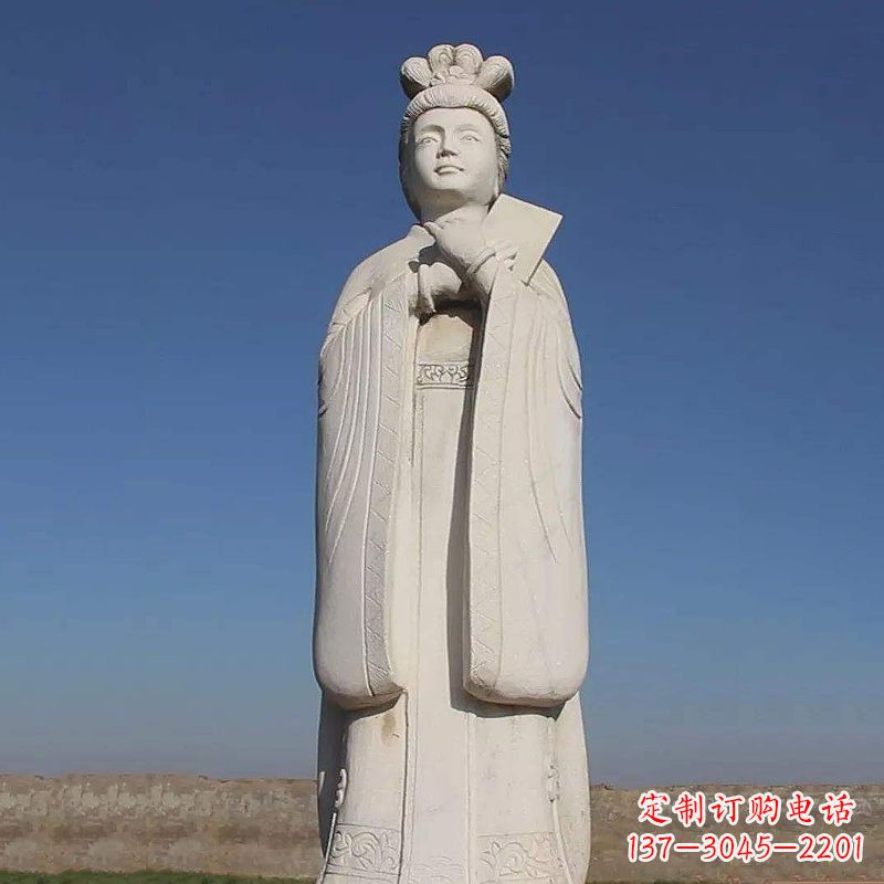 沧州蔡琰蔡文姬雕塑-大型历史名人东汉著名才女文学家雕像