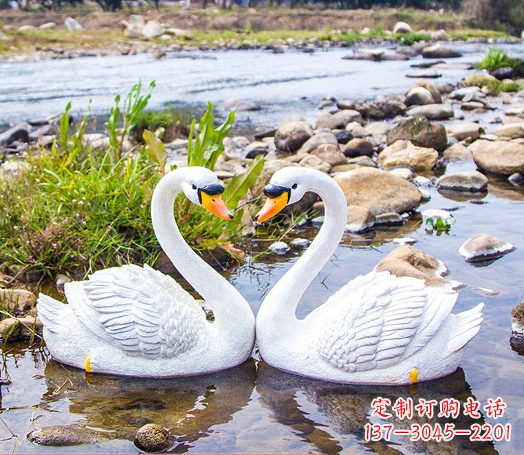 沧州“美丽的天鹅雕塑,点缀景观装饰”