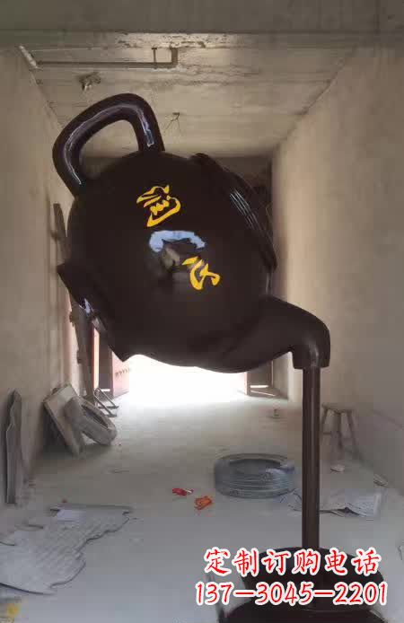 沧州茶壶景观铜雕