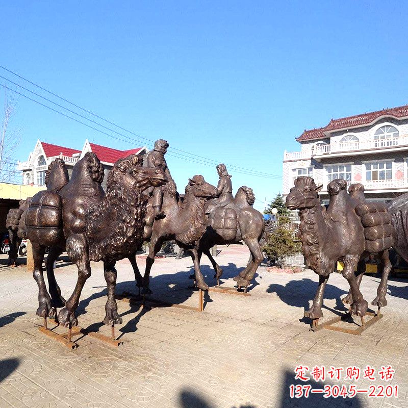 沧州茶马古道骆驼队
