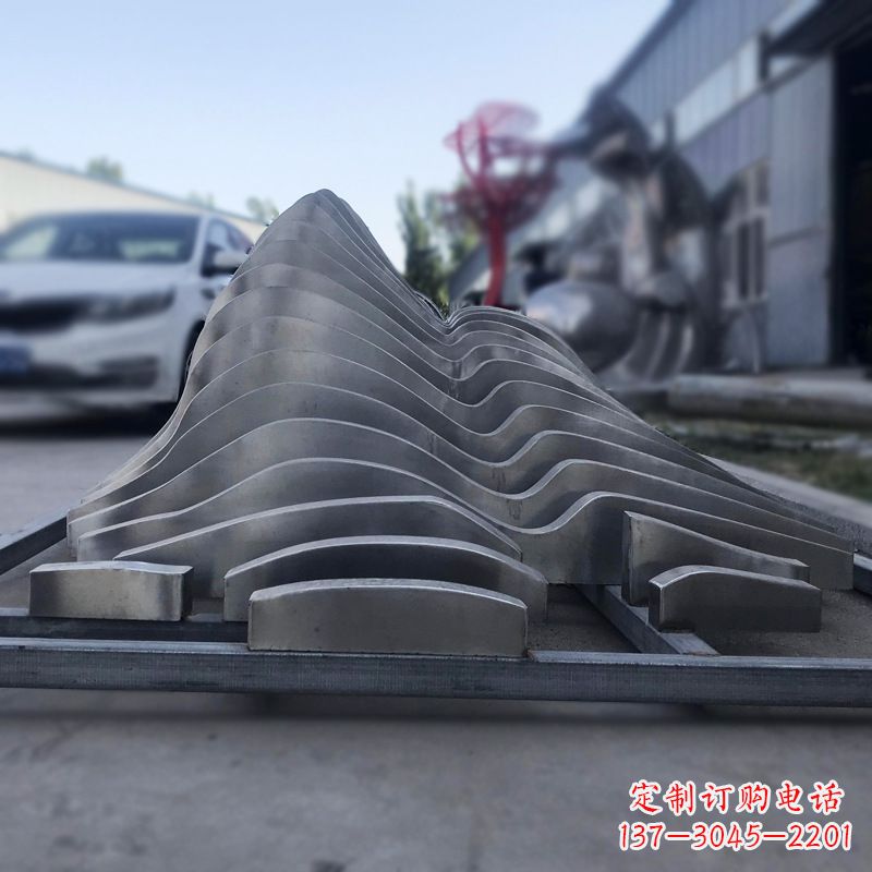 沧州不锈钢假山雕塑精致耐用的艺术品