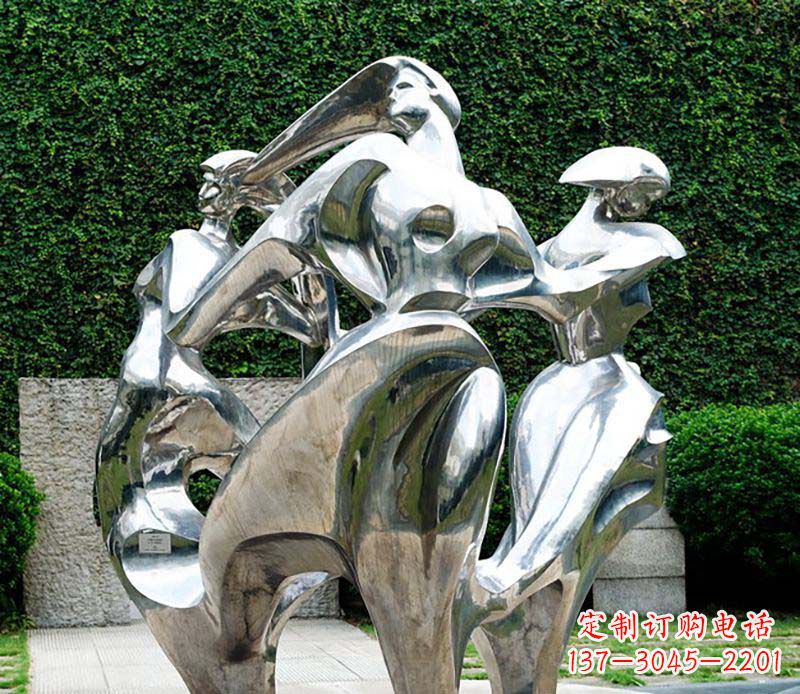 沧州抽象女性的魅力不锈钢景观雕塑