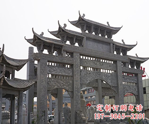 沧州牌坊石雕传承传统文化的艺术精品