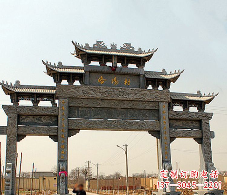 沧州牌坊雕塑——缅怀中国传统文化