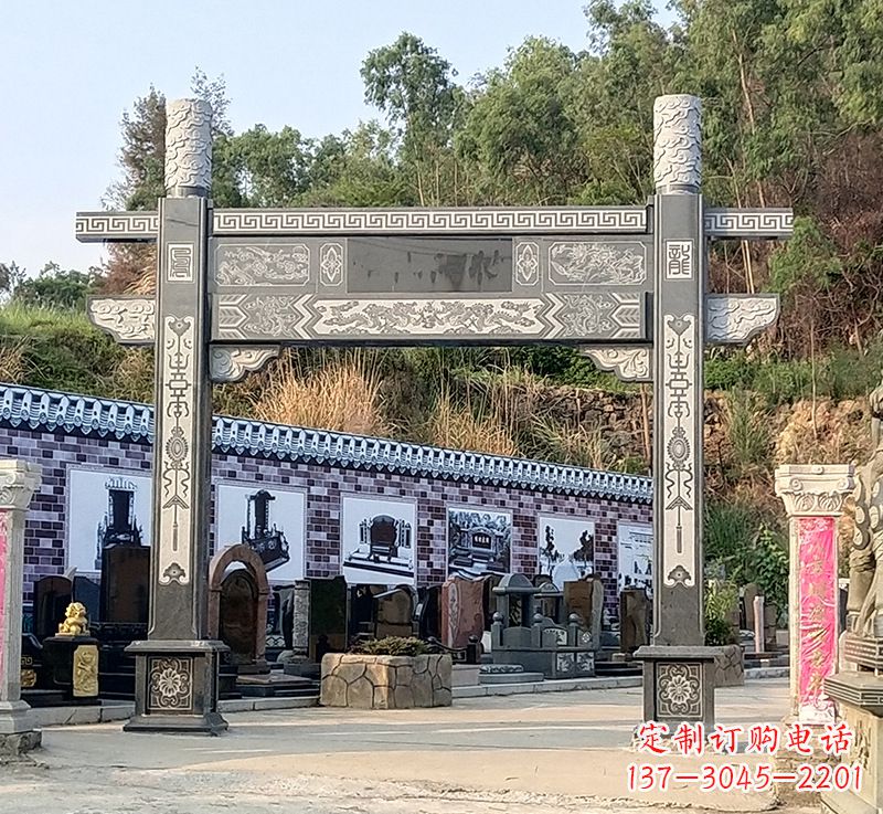 沧州古村牌坊雕塑精湛技艺的经典之作
