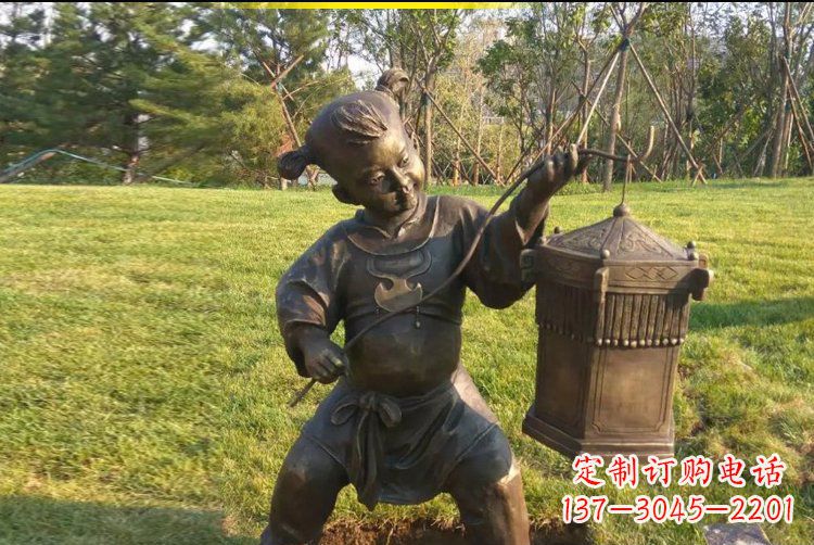 沧州灯笼雕塑点亮公园的精彩