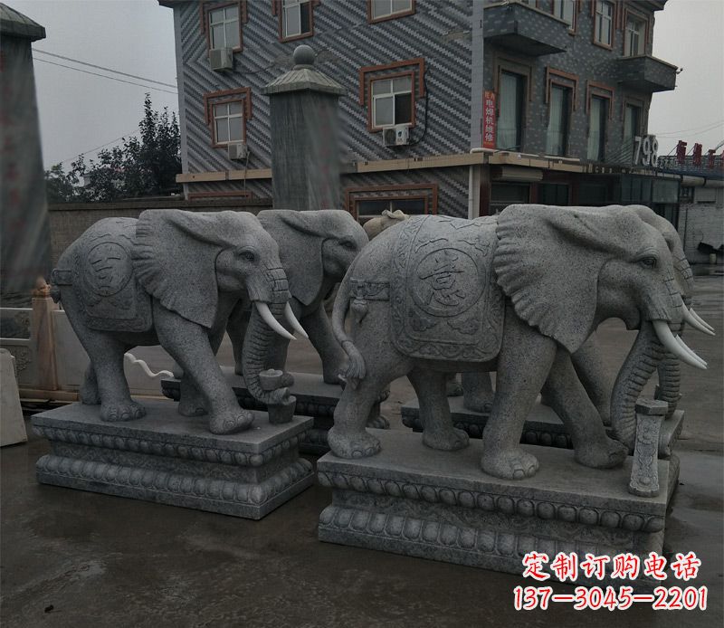 沧州唯美雕刻大象雕塑