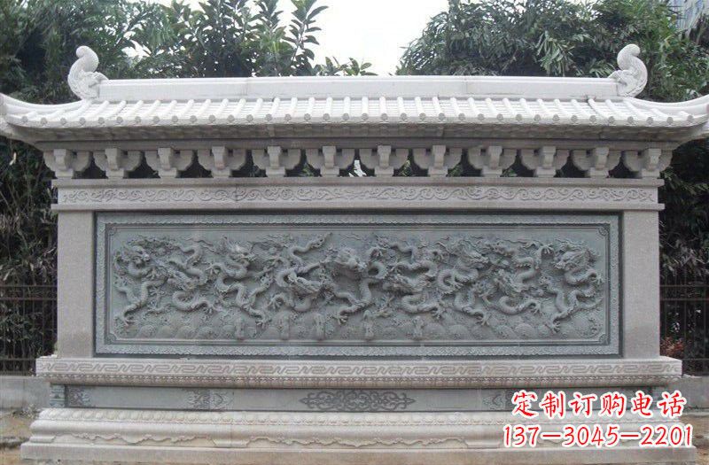 沧州大理石九龙壁雕塑