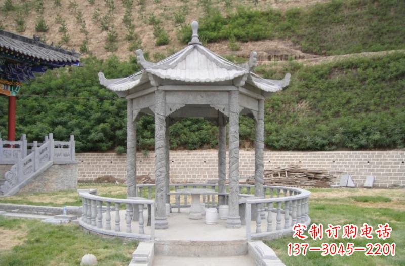 沧州精美大理石凉亭雕塑