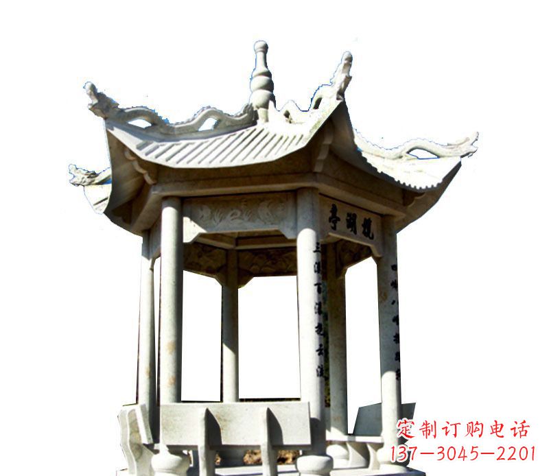 沧州大理石凉亭石雕，历史韵味浓郁