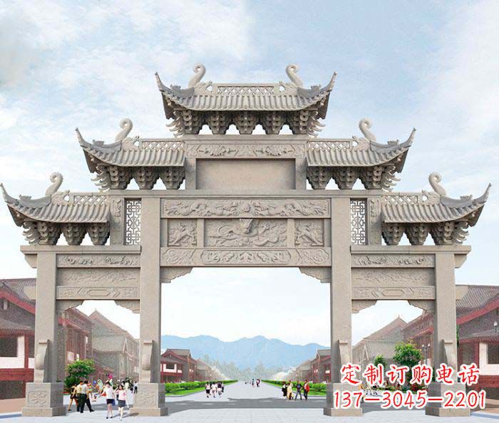 沧州大理石牌坊石雕艺术品