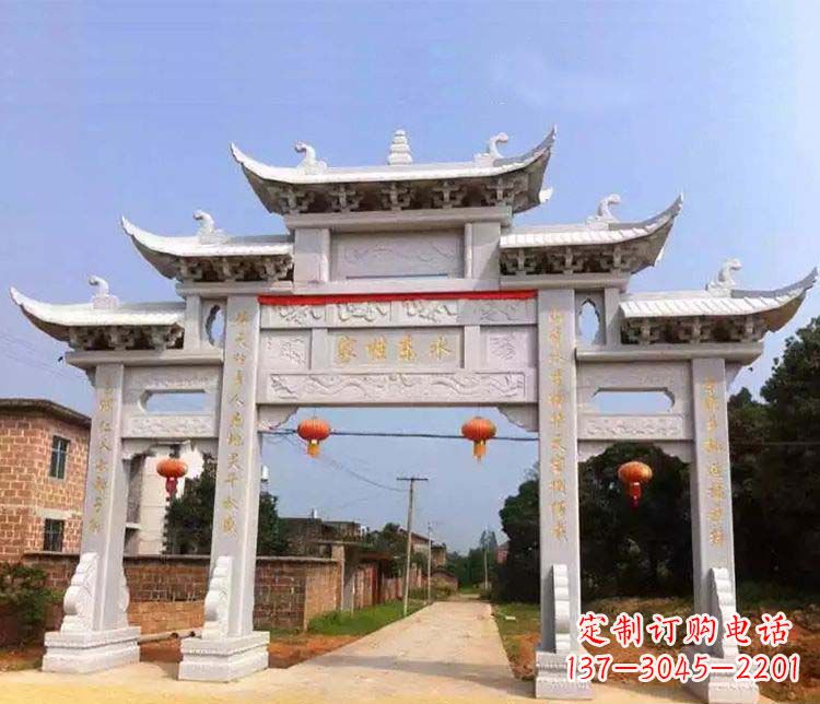 沧州大理石牌坊石雕