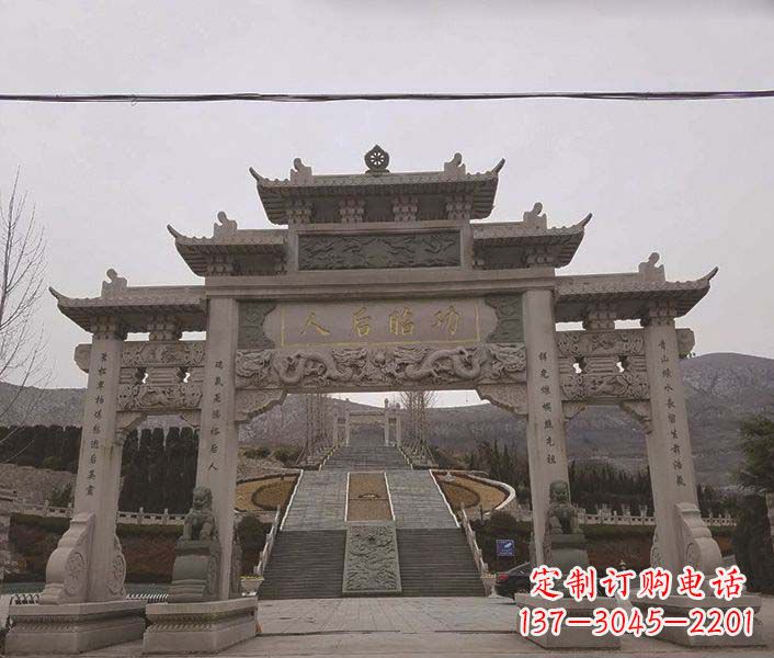 沧州大理石牌坊石雕,精美别致,艺术魅力无限