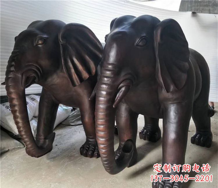 沧州大象动物铜雕塑