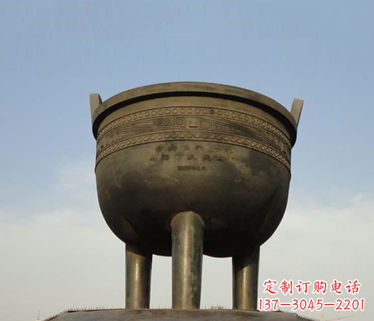 沧州精美铜香炉雕塑