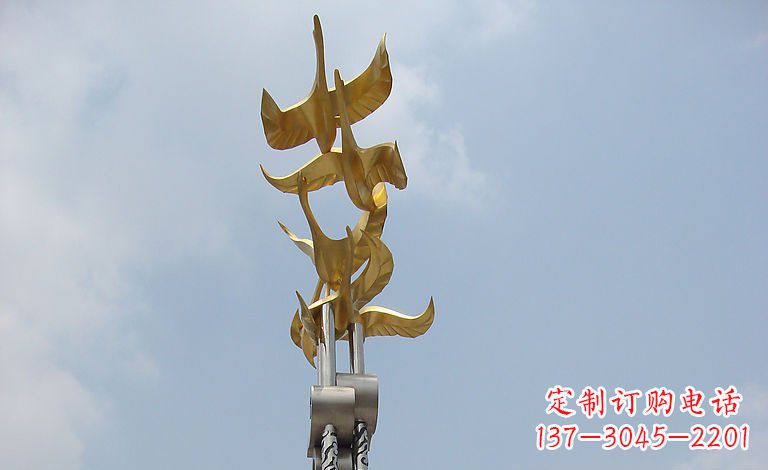 沧州大雁不锈钢梦想雕塑
