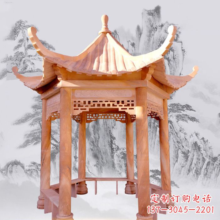 沧州优雅大理石雕刻凉亭