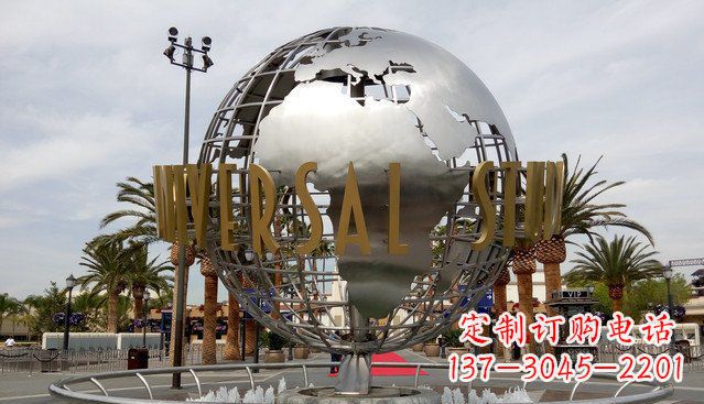 沧州中领雕塑——不锈钢地球雕塑