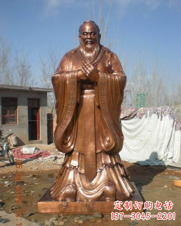 沧州锻铜雕塑孔子 (2)