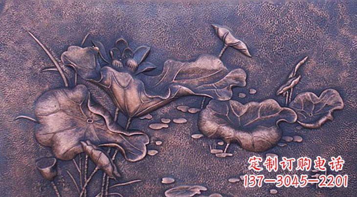 沧州锻铜荷花雕塑
