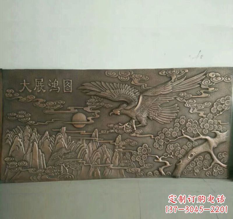 沧州精致锻铜老鹰雕塑