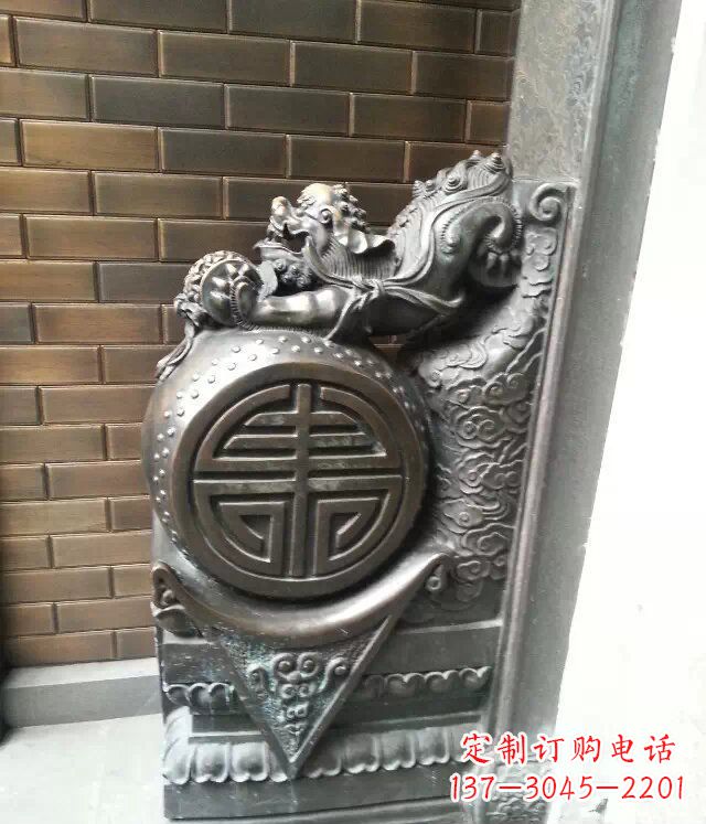 沧州仿古门墩铜雕