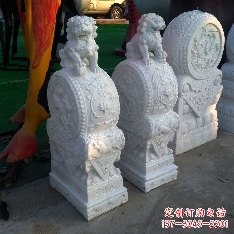 沧州仿古门墩石雕塑,让您的家园更加精致